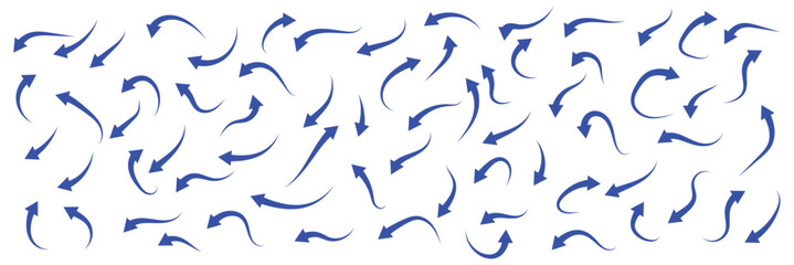 Set long  curve arrow icon vector . curve arrow icon set. long arrow icon set. curve arrow vector illustration.