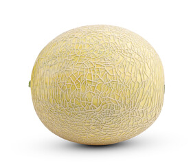 cantaloupe melon isolated on white background