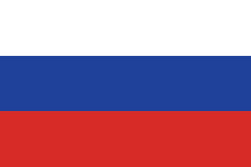 Obraz premium Flag of Russia. Flag icon. Standard color. Standard size. A rectangular flag. Computer illustration. Digital illustration. Vector illustration.