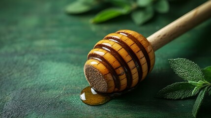 Wooden Honey Dipper