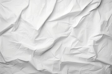 Fototapeta premium White Crumpled Paper Poster Glued on Billboard Texture Background for Abstract Art with Copy Space for Text