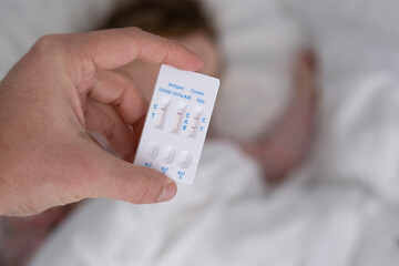 Child tests positive for Respiratory Syncytial Virus RSV.