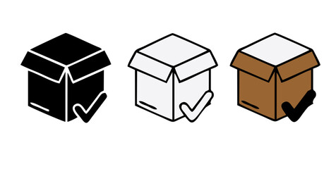 Democracy thin line icon: hand puts ballot with tick in box. Modern vector illustration of election.