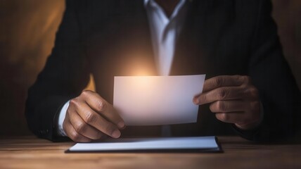 Naklejka premium Employee caught stealing confidential files from a computer, concept of corporate crime, corruption, and data theft
