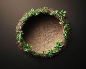 Underground view of animal burrows and tunnels, showcasing ecological diversity beneath