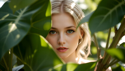 Gentle illumination highlights natural, enigmatic elegance