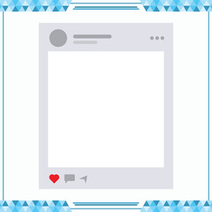 Twibbon modern template premium