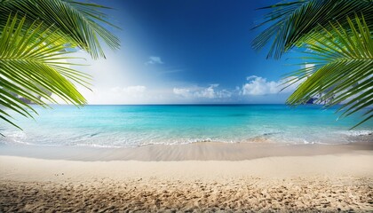 Tropical beach background