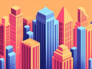 Connected smart city showcasing blockchain for urban data transparency