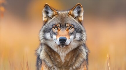 Fototapeta premium gray wolf portrait