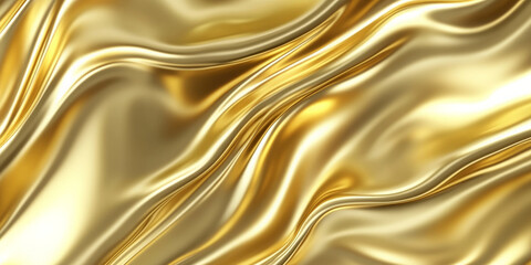 Elegant shimmering gold background with a luxurious metallic gradient, soft glowing highlights.
