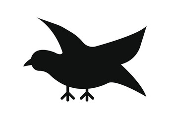 Black bird icons set. logo,bird logo, icon. peace bird logo. bird logo in white background