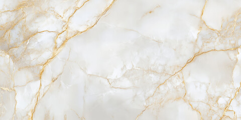 Elegant pearl white marble background with champagne gold veins, luxurious and refined.
