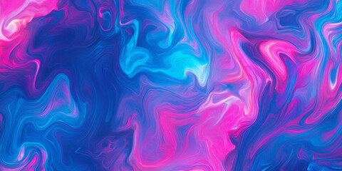 Neon cyberpunk marble background with electric pink, blue, and violet swirls, futuristic and vibrant.