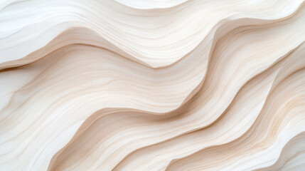 Obraz premium Abstract flowing sand texture with soft organic waves in neutral shades