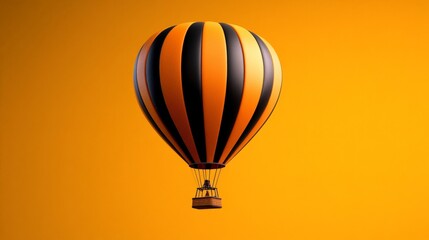 Soaring Dreams: A captivating hot air balloon soars against a brilliant backdrop, symbolizing adventure, travel, and the thrill of exploration. 