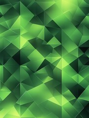Obraz premium geometric green tech background