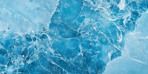 Obraz premium Arctic ice-blue marble background with frosty crystalline veins, sleek and frozen.