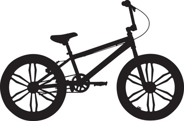 bicycle isolated on white background