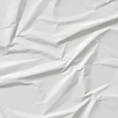Obraz premium Crumpled white paper