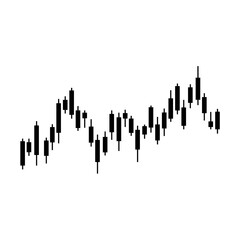 Forex Candlestick Chart Silhouette

