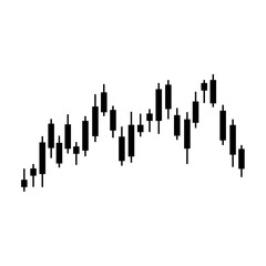 Forex Candlestick Chart Silhouette
