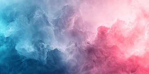 Pink and blue abstract background creating a dreamlike atmosphere