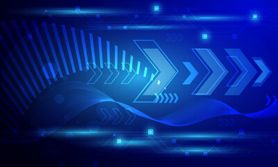 blue electronic high technology circuit lines cyberspace abstract background