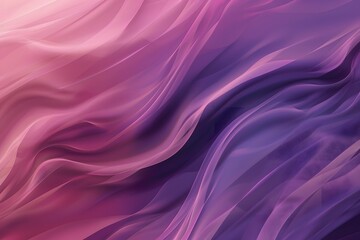 Fototapeta premium Illustration of An elegant abstract gradient, transitioning from soft blush pink to deep royal purple, with smooth, flowing curves and a sophisticated aesthetic. Ai Generate. 
