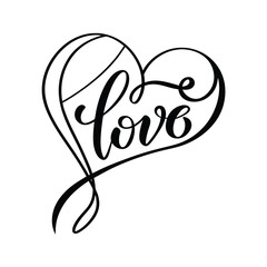 Valentine Day Typography T-shirt Design