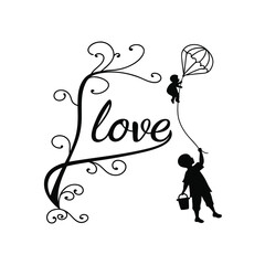 Valentine Day Typography T-shirt Design
