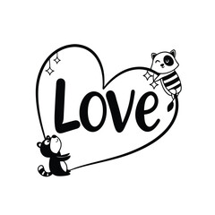 Valentine Day Typography T-shirt Design