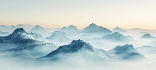 Obraz premium panorama of mountains