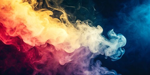 smoke, light, background, abstract, vape, colorful, neon, fire, art, color, flame, motion, wave, shape, design, backgrounds, pattern, cloud, dark, texture, yellow, red, curve, orange, fog, flowing, ho