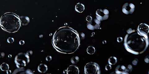 An all-black backdrop featuring subtle, minimalist floating geometric stars, Gentle and dispersed layout