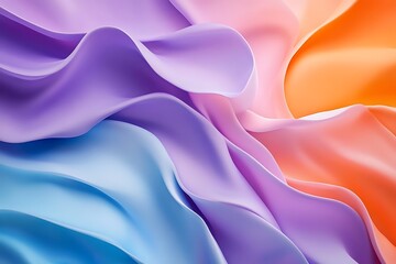 Obraz premium Abstract Fluid Design with Vibrant Colors