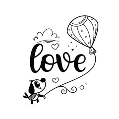 Valentine Day Typography T-shirt Design