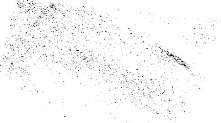 Dark weathered overlay pattern sample on transparent background. Stylish modern background for different print products. Vector illustration