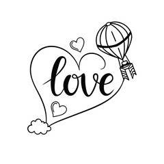 Valentine Day Typography T-shirt Design