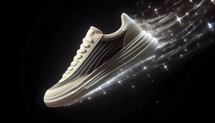 Futuristic Sneaker with Cosmic Speed, GENERATIVE AI	
