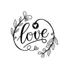 Valentine Day Typography T-shirt Design