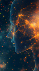 A symbol representing anomaly detection in machine learning, with outliers highlighted in a data set.