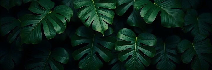 abstract green background with smoke