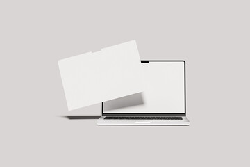 LAPTOP SCREEN MOCKUK BLANK