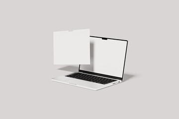 LAPTOP SCREEN MOCKUK BLANK