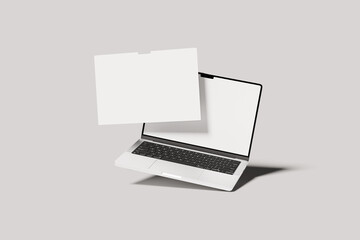LAPTOP SCREEN MOCKUK BLANK