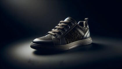 Luxury Sneaker with Elegant Detailing, GENERATIVE AI	