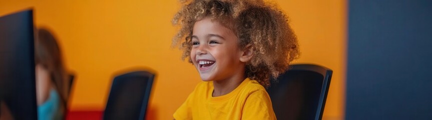 personalized education engagement innovation. Children mastering music composition with interactive AI tools offering dynamic engagement, creative skills education, personalized learning innovation