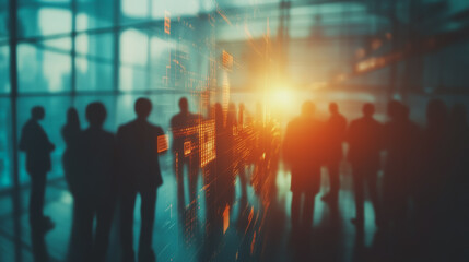 	
abstract professional business team people connection of line from nail node to node on Smart digital cityscap and skyline background , Innovation networking concept