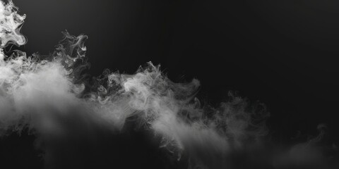 Fototapeta premium An all-black backdrop featuring subtle, minimalist floating soap bubbles, Gentle and dispersed layout